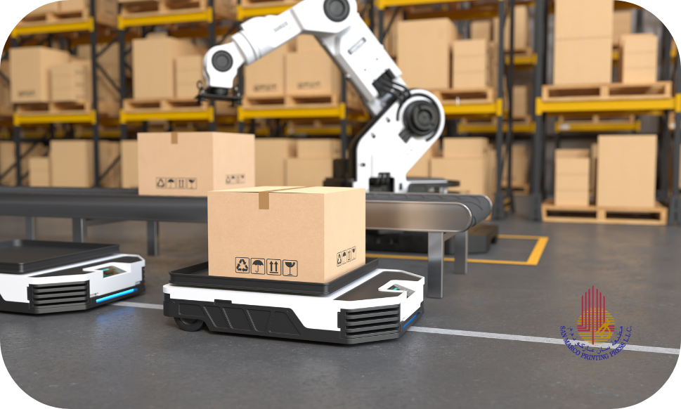 Custom rigid box production by packaging manufacturers in UAE